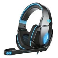 Cosmic Byte Over the Ear Wired Headsets with Mic & LED - G4000 Edition (Blue, Pack Of 1)- Amazon