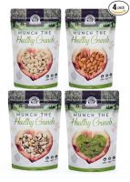 WONDERLAND FOODS Dry Fruits Combo 1Kg (250g X 4) Pouch Pack of Almonds, Cashews, Raisin, Roasted Salted Pistachio | Daily Needs Combo | Mix Dry Fruits | Mixed Dried Fruits | DNP Combo Pack- Amazon