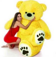 Osjs Cool Yellow 3 Feet Teddy Bear Yellow Teddy Bears Huggable/Valentine/Loveable For Someone Special - 89.8 cm  (Yellow)- Flipkart