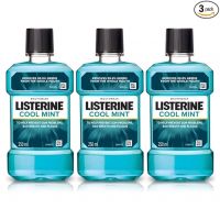 Listerine Cool Mint Mouthwash Liquid, Removes 99.9% Germs, 250ml Combo Pack of 3 (Buy 2 Get 1 Free)- Amazon