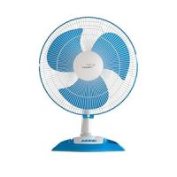V-Guard Esfera Table Fan | 3 Speed Settings | 1350 RPM Powerful Motor | Corrosion Resistant Powder-Coated Metal Guards | White Blue | 40cm (400mm)- Amazon