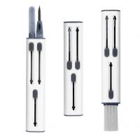 Gizga Essentials Earphone Earpod Cleaning Pen, Earbuds, Headphones, Wireless Earphones, 3-in-1 Multifunctional Cleaning Kit, Metal Pen, Sponge & Brush, Cleans Keyboards Laptops Mobiles, White- Amazon