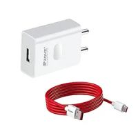 IPZONE PZ-325 80W Charger+(Free Cable Protector) Fast Super VOOC Charger Adapter with USB to Type-C Cable Included | Power Banks superfast- Amazon