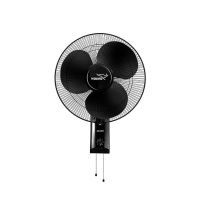 V-Guard Esfera SW N Wall Mount Fan For Bedroom | Pull Cord For 3 Speed Settings | 1350 RPM Powerful Motor | Corrosion Resistant Metal Guards | Black | 40 cm (400mm)- Amazon