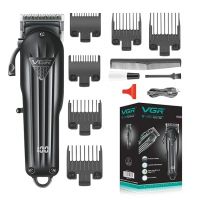 VGR V-282 Salon Series Digital Display Cordless Hair Clipper Electric Hair Cutter Kit Wireless Hair Grooming Trimmers Set- Amazon