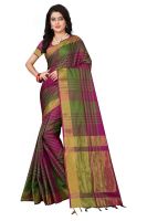Leriya Fashion Women's Cotton Silk banarasi silk sarees 2022 saree under 300 With Blouse Piece Saree- Amazon