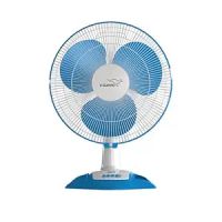 V-Guard Esfera Table Fan | 3 Speed Settings | 1350 RPM Powerful Motor | Corrosion Resistant Powder-Coated Metal Guards | White Blue | 40cm (400mm)- Amazon