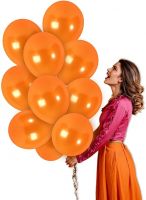 Crackles Orange Metallic Balloons For Happy Birthday Decorations,Baby Shower,Party Supplies,Bachelorette Bride To be 50 PC- Amazon