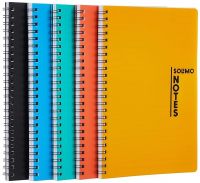 Amazon Brand - Solimo Notebooks, Spiral-Bound, Lightweight, Vibrant Colours (A5, 100 Pages, 70 GSM, Set of 5)- Amazon