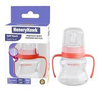 HeneryHawk Soft Touch Anti-Colic BPA Free Dumbell Shape Slim Neck | 2 in 1 Feeding Bottle | 0+ Months|60ml- Amazon