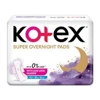 Kotex Super Overnight Ultra thin Sanitary Pads for Women | XL+ size 6 napkins | Leak lock guards for upto 0% side or back leaks and 100% stain protection- Amazon