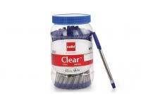Cello Clear Blue Ball Pen Jar of 60 Units |Ball Pens Blue | Jar of 60 Units | Ball Pens Set for Students | Pens for Office Use | Ball Pens for Writing Pens | Best pen- Amazon