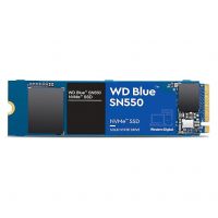 Western Digital WD SN550 500GB NVMe Internal SSD - 2400MB/s R, 1750MB/s W, (WDS500G2B0C, Blue)- Amazon
