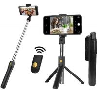 Pecan P Plus Bluetooth Extendable Selfie Sticks with Wireless Remote and Tripod Stand, 3-in-1 Multifunctional Selfie Stick with Tripod Stand Compatible with iPhone/Samsung/Oppo/Vivo and All Phones- Amazon