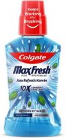 Colgate Maxfresh Plax Antibacterial Mouthwash, 24/7 Fresh Breath - Pepper Mint  (500 ml)- Flipkart