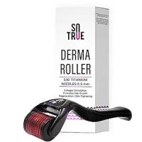 Sotrue Derma Roller For Hair Growth 0.5 mm with 540 Titanium Needles | Repairs Damaged Hair, Activates Hair Follicles | For Hair Fall & Hair Thickening | Easy to Use- Amazon