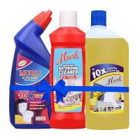 Home Cleaning Set 500x3 ml multipurpose cleaner 500ml" or "toilet and tile cleaner combo- Amazon