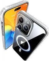 WebMedia- iPhone 15 Pro Mobile Cover, MagSafe Compatible, Built-in Strong Magnets, Yellowing & Scratch-Resistant Shockproof TPU+PU Base, 30 Days warrenty- Amazon