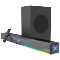 ZEBRONICS Juke BAR 900 360 Watts Dolby Audio Soundbar with Wireless Subwoofer, Display, Bluetooth V5.3, HDMI (ARC), Optical in, USB, AUX, RGB LED Light, Wall Mount Bracket & Fasteners- Amazon