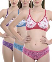 StyFun Women Cotton Bra Panty Set for Women Lingerie Set Bra Panty Set Combo Bra Panty Set for Women Bra Panty Set- Amazon