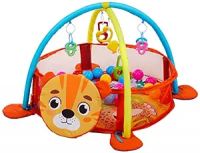 Supples Baby Play Gym Pool/Mat, Activity Play Gym for Baby with Hanging Toys, Baby Bedding for Newborn- Amazon