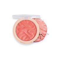Makeup Revolution Blusher Reloaded Rhubarb & Custard |Pressed sheer velvet powder blush |Finely milled super soft compact |Buildable coverage- Amazon