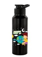 NIRLON Stainless Steel Single Walled Water Bottle 750ml, Water Bottles For Fridge, School,Gym,Home,office,Boys, Girls, Kids, Leak Proof (UV Printed Bottle,Mother Earth, Sipper Cap)- Amazon