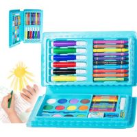 Toy Imagine™ 42 Pcs Color Set/Kit For Drawing & Painting Portable Art Box | 12 water colors, 6 sketch pens, 10 crayons, 8 pastel oil colours, sharpener, eraser | Best Gift- Amazon