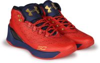 (Size 11) Under Armour UA CURRY 3.0 Basketball Shoes For Men(Red)- Flipkart