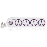 Ecolink Guardian Chief 4 Way Extension Board/Cord, Multi Socket Spike Guard 6A | Extension Board with LED Indicator | Cable Length: 1.5 Meter | Pack of 1- Amazon
