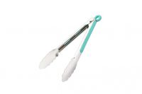 SR Silicone Cooking Tongs Kitchen Food Tong Stainless Steel Material with Heat Resistant Premium Silicone Grip- Amazon
