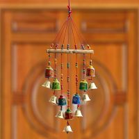 eCraftIndia Handcrafted Decorative Wall/Door/Window Hanging Bells Chimes Showpieces- Amazon