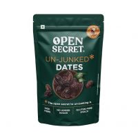 Open Secret Dates 800g Value Pack | Khajoor/Khajur Dry Fruit | Healthy & Nutritious Snack | Rich in Protein & Vitamins | High Fibre, No Added Sugar | Dried Fruits | Ready to Eat | (400g Pack of 2)- Amazon