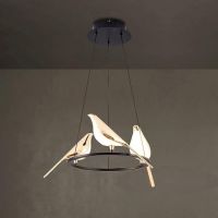 blissbells LED 3 Heads Magpie Bird Model Pendants Ceiling Lamp- Amazon