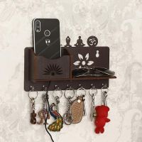 CAPIO ART MDF Wood Wall Mounted Yoga Design Key Holders Mobile Stand for Wall Decor Wooden Keys Hanger Stylish Hook Stand Key Organizer- Amazon