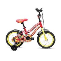 VECTOR 91 Justice League 14T Single Speed Kids Cycles (Red & Yellow, Ideal- Amazon