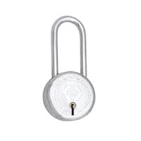 Harrison T-26 BCP L/S-0245_PK 4 Steel 9 Levers Padlock with 3 Keys (Pack of 4), Silver- Amazon