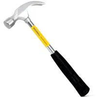 Buildskill Curved Claw Hammer with Steel Shaft | Mansory, Woodwork, Fittings for Home, DIY, Mechanic, Industrial & Professional Use | Heat-Treated Carbon Steel- Amazon