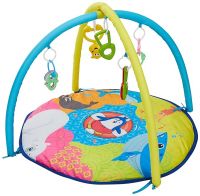 Supples Baby Play Gym Mat, Activity Play Gym for Baby with Hanging Toys, Baby Bedding for Newborn- Amazon