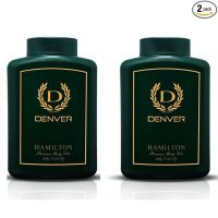 DENVER Hamilton Premium Body Talc - 100GM Each (Pack of 2) | Scented Talcum Powder For Men- Amazon