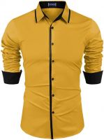 Zombom Men's Regular Fit Cotton Blend Printed Full Sleeve Casual Shirts- Amazon
