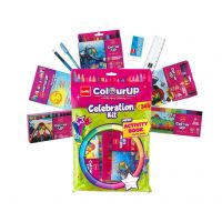 Cello ColourUp Celebration Kit|Coloring Kit includes Crayons, Sketch Pens, Coloured Pens & Activity Book|Best Gift Set- Amazon