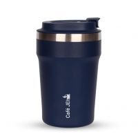 [@Sample] Cafe JEI 380ml Insulated Coffee Travel Mug: Leakproof Lid, Stainless Steel Thermos for Hot & Cold Drinks, Reusable Cup- Amazon