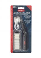 Derwent USB Rechargeable Eraser with 20 Replacement Erasers, Includes USB Charging Lead, Ideal- Amazon