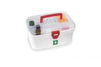 Filox Plastic Medical Box 1 Piece Emergency Medical Box Portal Box Medicine Storage BPA Free Detachable Tray Medical Box Medicine Organizer, White- Amazon