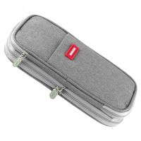 Storite Big Capacity Pencil Stationery Box Pen Case Office College School Travel Large Storage High Capacity Bag Pouch Holder Box Organizer School Supplies Office Stuff - Light Grey- Amazon