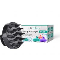 SkinSide Hair Scalp Massager For Hair Growth | Shampoo Brush Scrubber | Scalp Exfoliator | Oil Brush | Super Soft Silicone Bristles | Prevents Dandruff & Hair Loss (Regular|Any Color)- Amazon