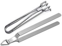 Dynore Stainless Steel Chapati Roti Chimta with Pakkad Utensil Holder, 1 Ounce (DS_1076)- Amazon