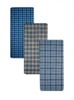BLUE Leaf Men's 2.25 meter Cotton Multi Color Lungies- Amazon