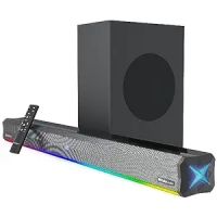 ZEBRONICS Juke BAR 900 360 Watts Dolby Audio Soundbar with Wireless Subwoofer, Display, Bluetooth V5.3, HDMI (ARC), Optical in, USB, AUX, RGB LED Light, Wall Mount Bracket & Fasteners- Amazon
